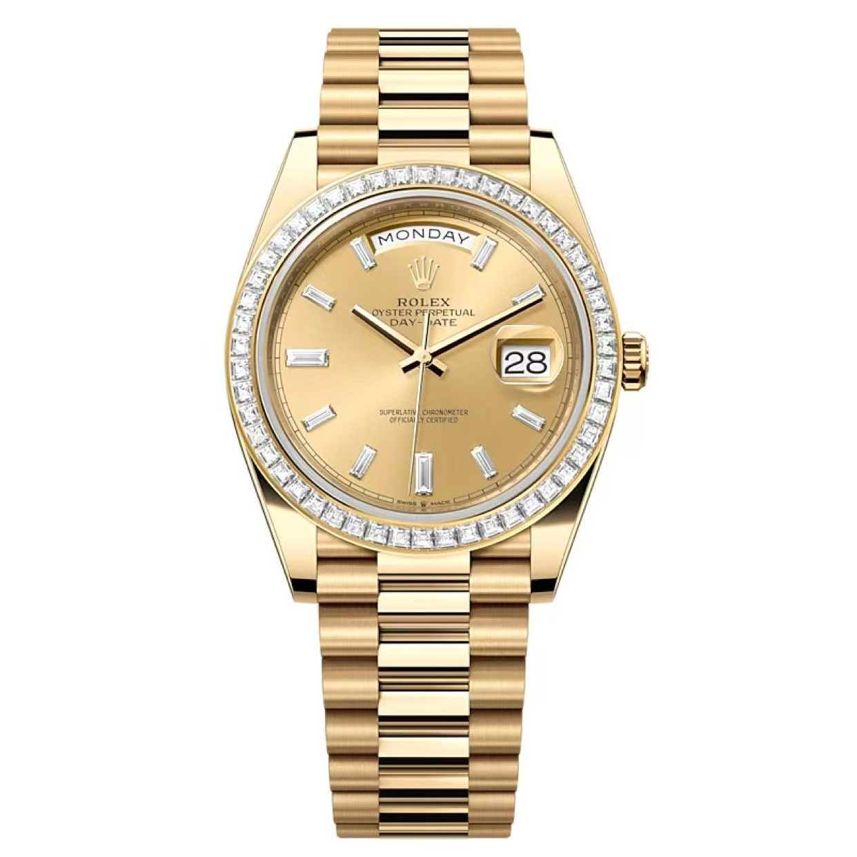 99新 Rolex/劳力士 哈奢馆/潮人/劳力士/星期日历228398/全套