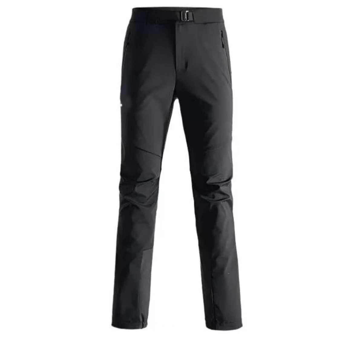 狼塔冲锋裤男款户外薄绒防风防泼水保暖登山徒步软壳冲锋裤