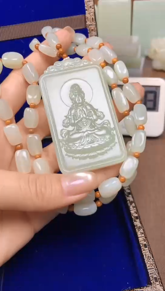 颈饰未镶嵌和田玉教****！教主