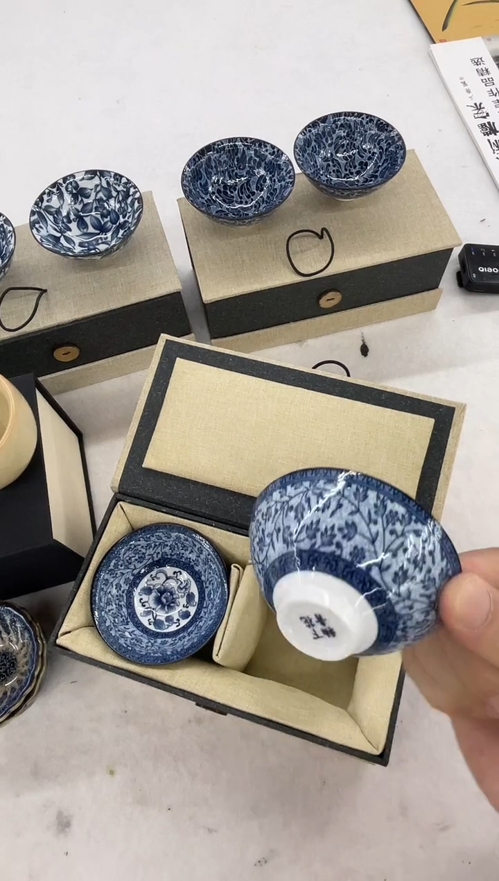 【闪购商品】绘画兰花艺术馆建盏2