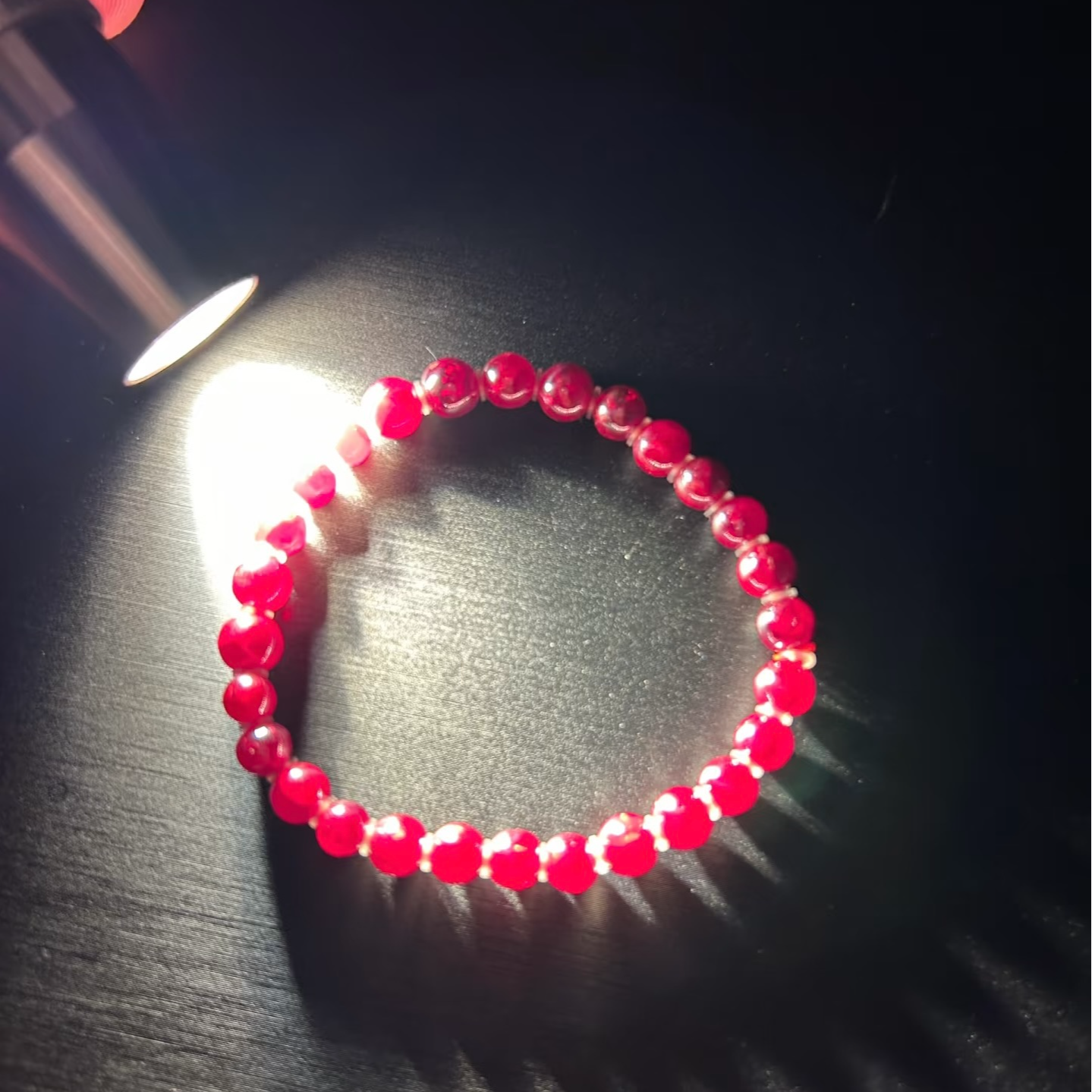 天然辰砂天然辰砂手串（直播间改价链接，勿拍）