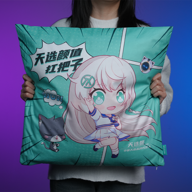 【瑞达福袋】抱枕靠垫 办公室腰枕靠枕简约可拆洗