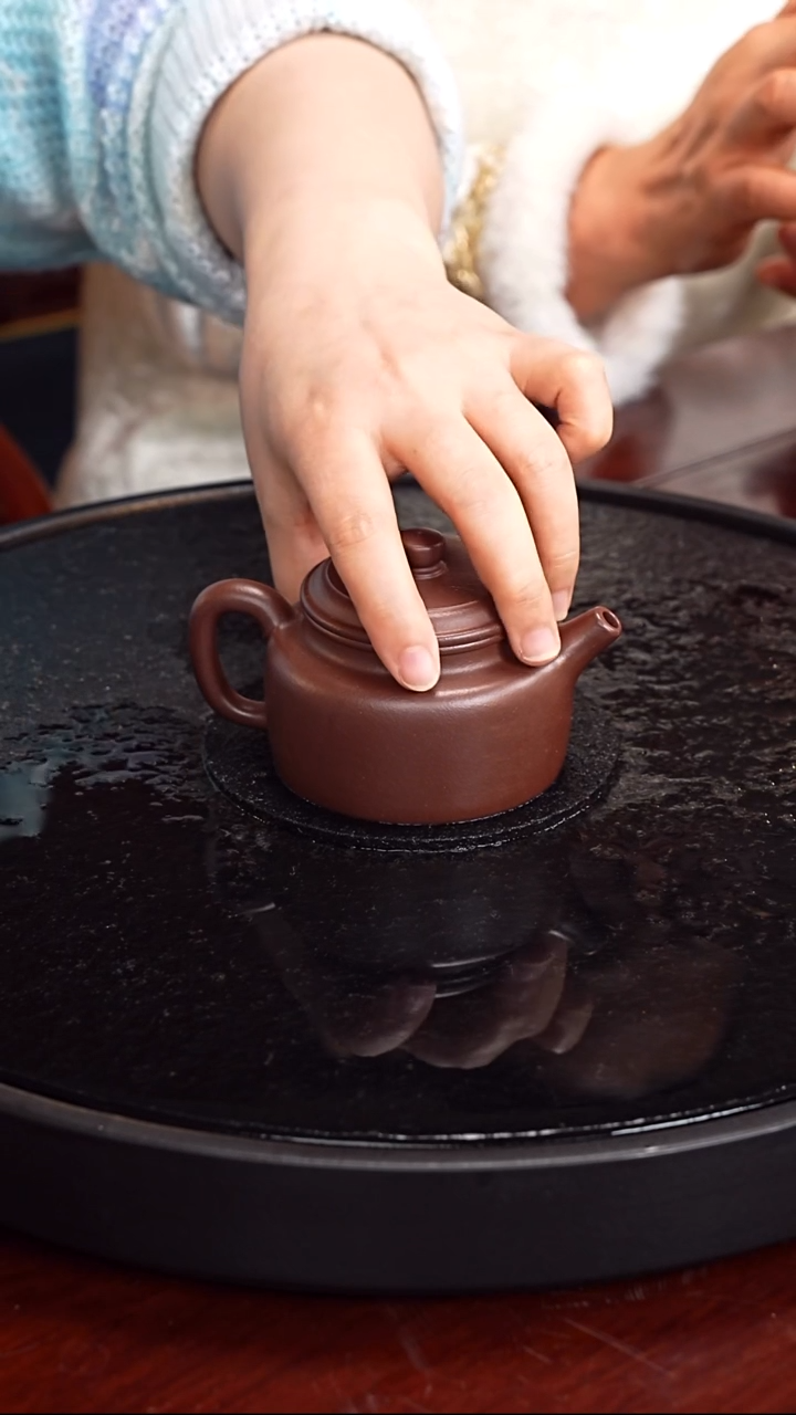 紫砂无张彩萍  德钟121 棠韵紫泥  240毫升