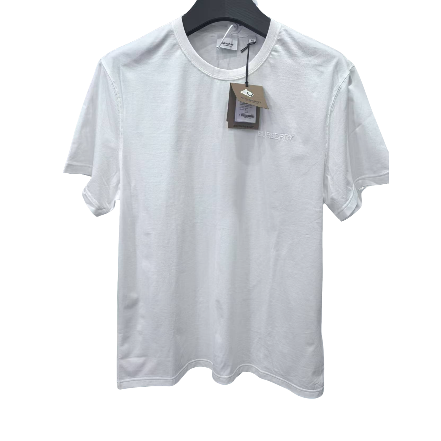 未使用 BURBERRY/博柏利 巴宝莉刺绣logo短袖/XL码/全新