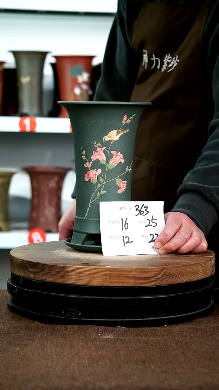 【闪购商品】紫砂花盆363+z宜兴紫砂花盆