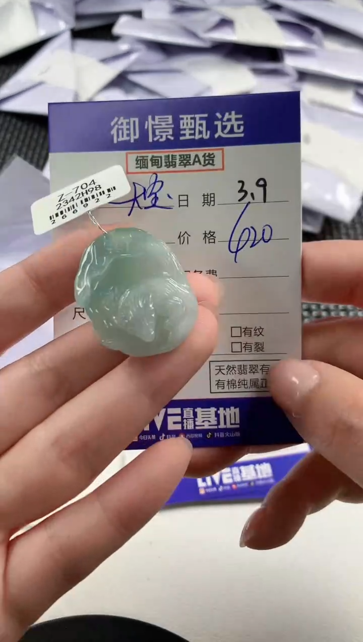 【闪购商品】翡翠颈饰未镶嵌36         