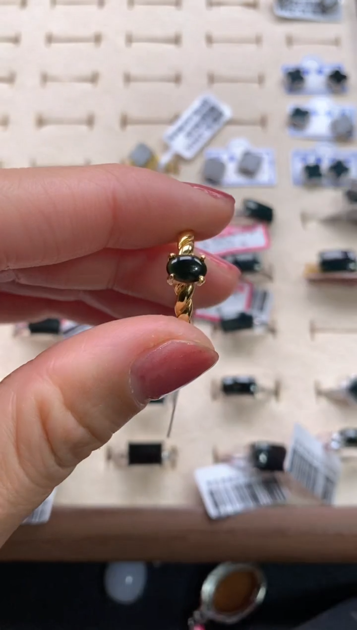 【闪购商品】翡翠戒指银S925镶嵌22222222    5