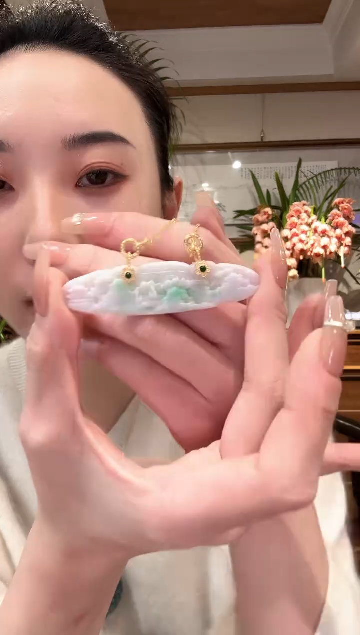 【闪购商品】翡翠颈饰未镶嵌国风