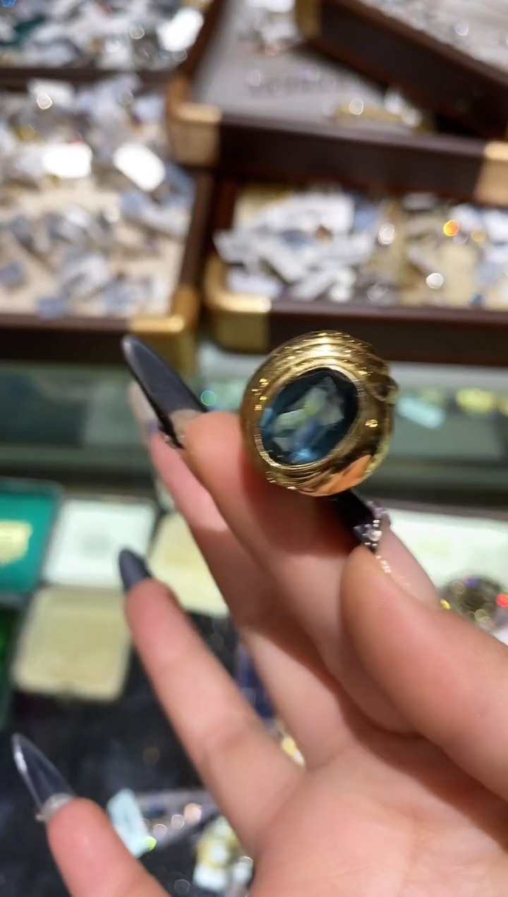 纯铜合金琉璃楚楚珠宝中古甄选不退换