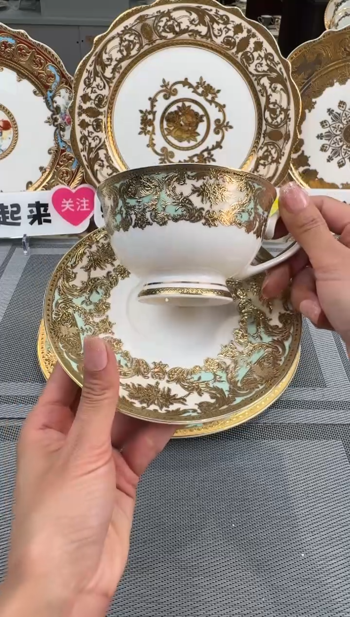 【闪购商品】瓷片200毫升杯碟福利款