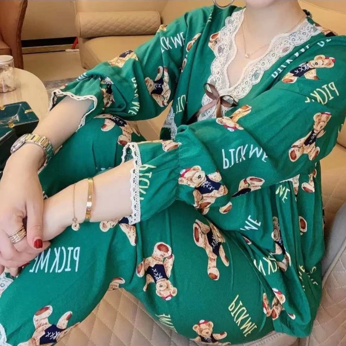 XIE3 多色舒适百搭家居两件套6271