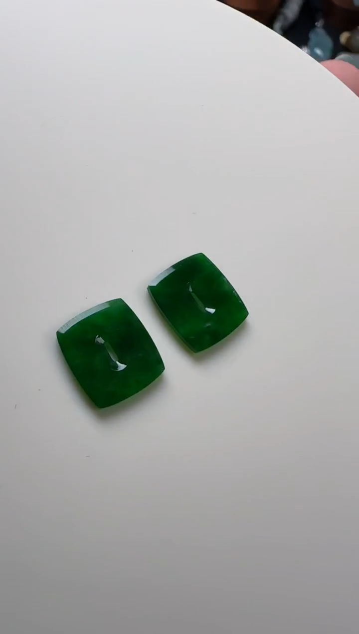 未镶嵌定制翡翠方扣