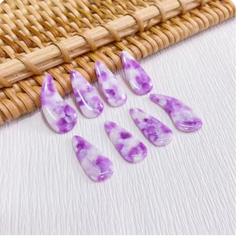 古筝彩色指甲儿童成人入门专业流行演奏双面弧古筝指甲义甲片