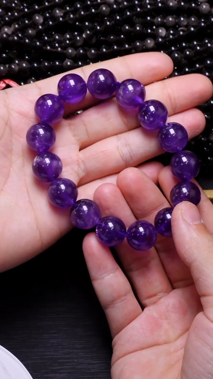 【闪购商品】水晶单圈未镶嵌Q012紫水晶单圈14mm