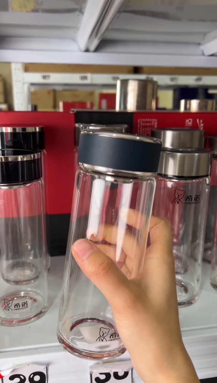 【闪购商品】茶杯高硼硅单层400ml高硼硅
