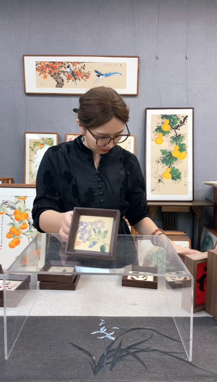 【闪购商品】国画5寸-小摆台作品-