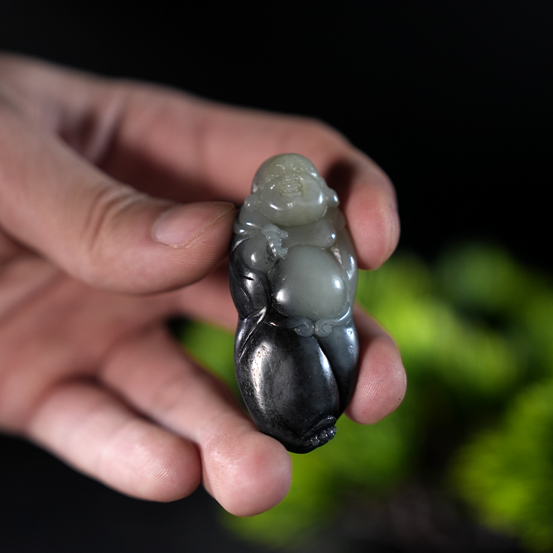 lot46 和田玉挂件/QG51227-185498 保利山东