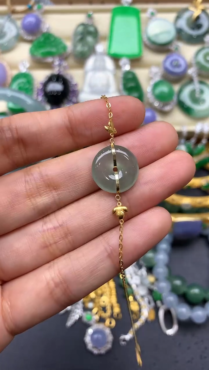 未镶嵌手链翡翠206-中国好珍宝