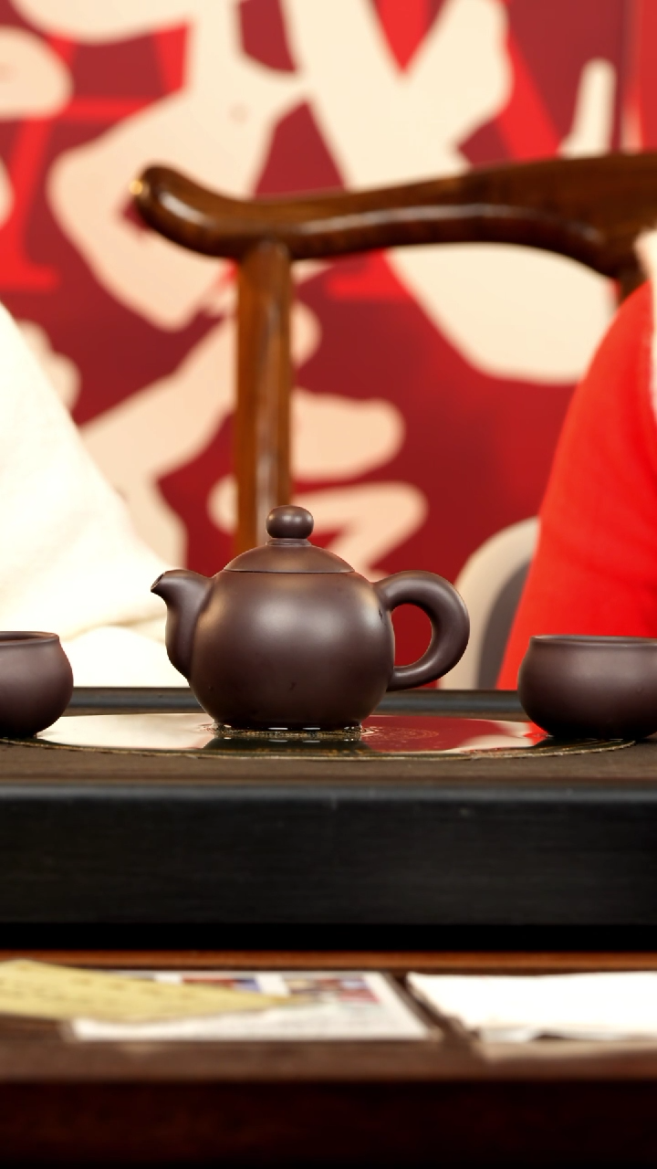 【闪购商品】紫砂茶壶ZCP 黑墩头 芙蓉珠 200cc