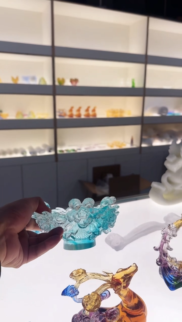 手工艺品琉璃甜*果盘