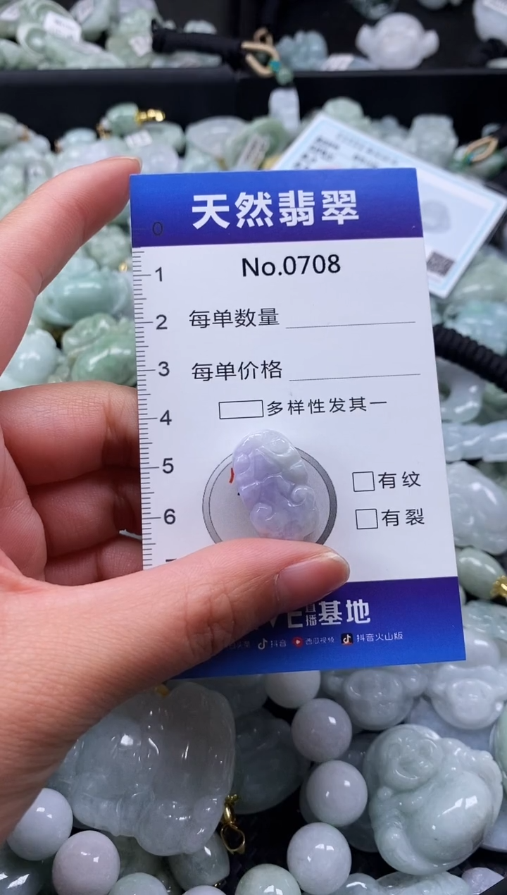 【闪购商品】翡翠颈饰未镶嵌缅甸A货翡翠0708