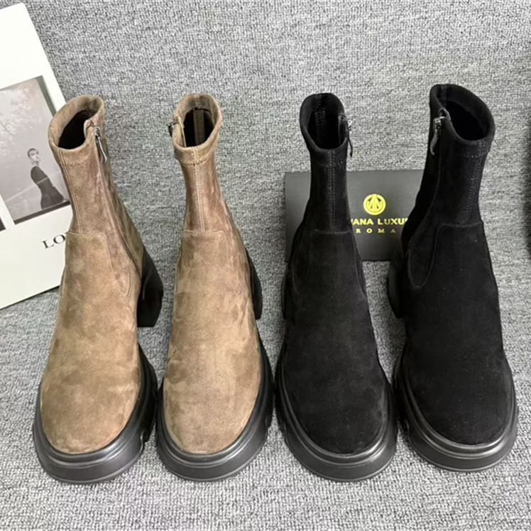 [JL早秋新品]JIWANA LXUXRL  厚底女士切尔西靴8829