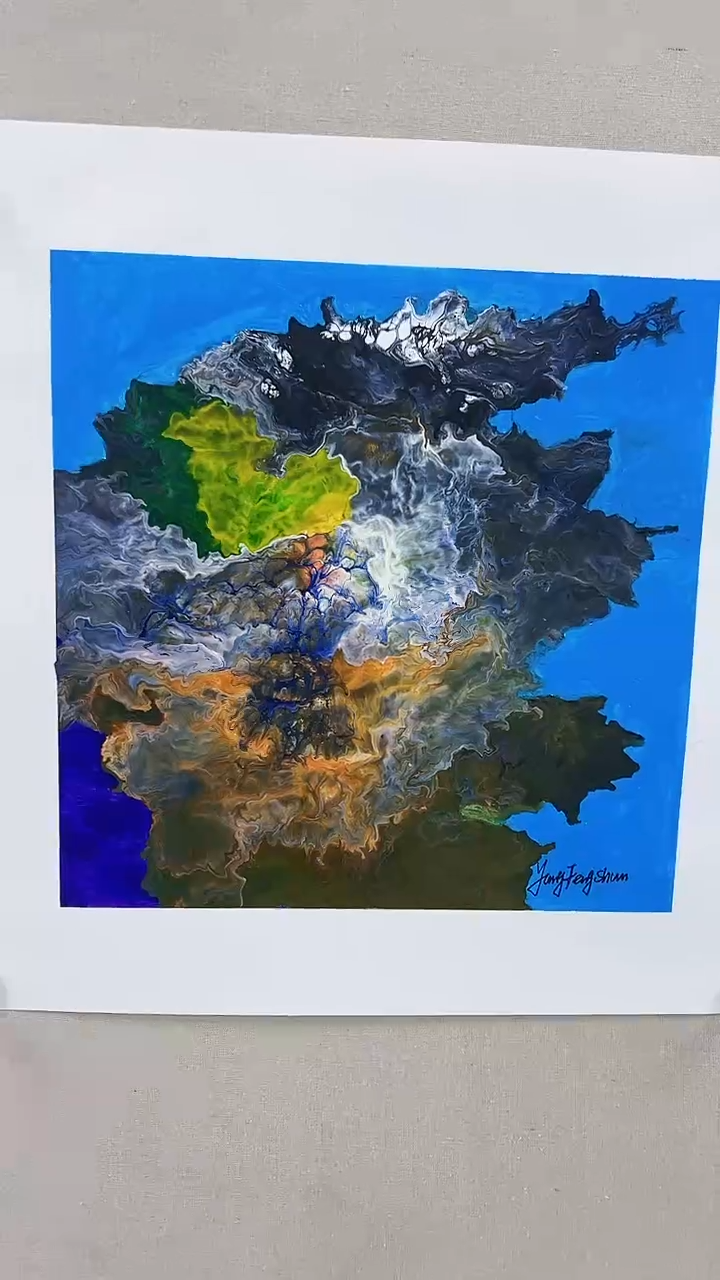 【闪购商品】绘画杨风顺绘画1平尺抽象