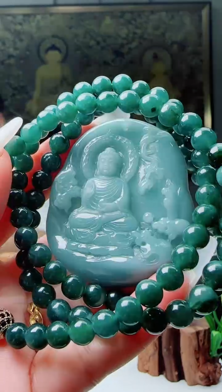 翡翠未镶嵌颈饰1111111111111