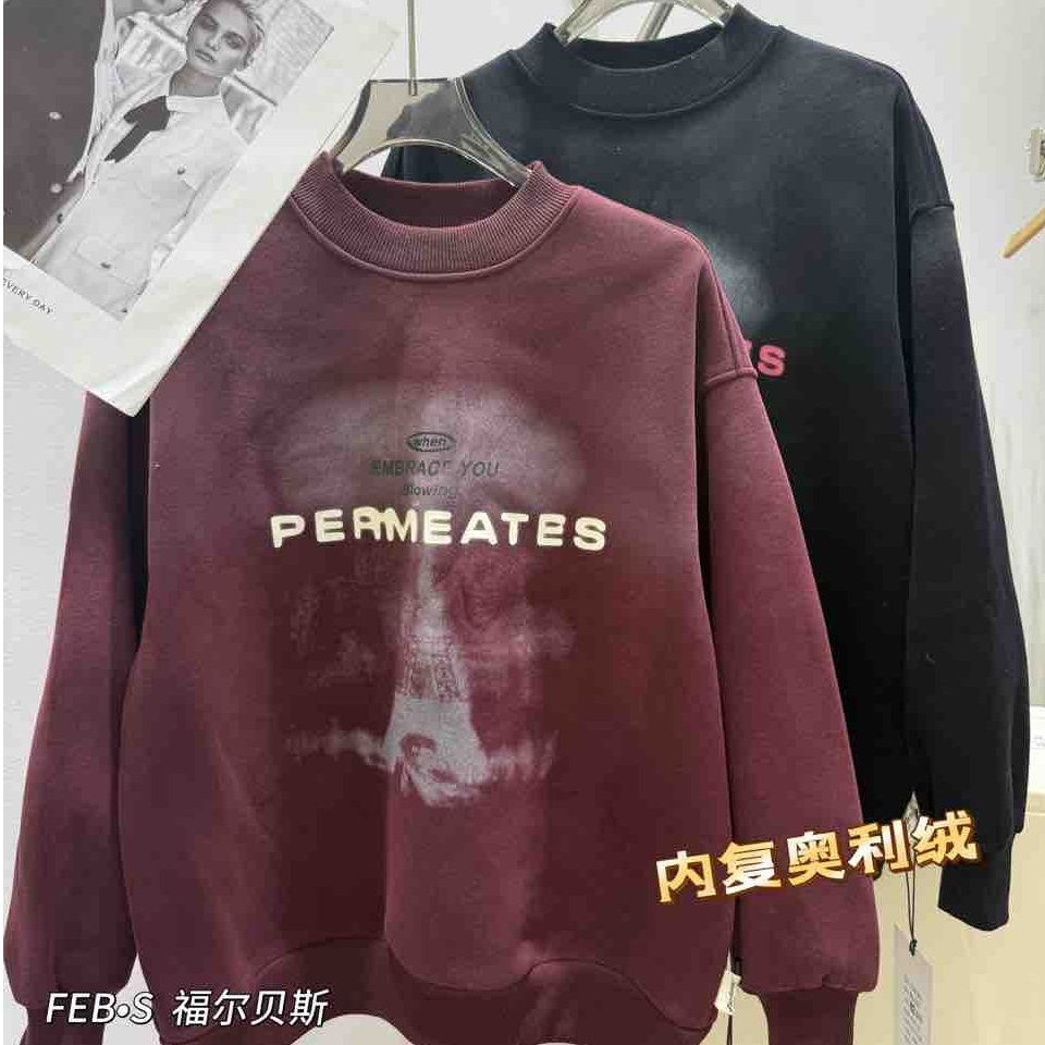 福 2025冬【X】10月31日 男童女童时尚黑色加绒卫衣151-