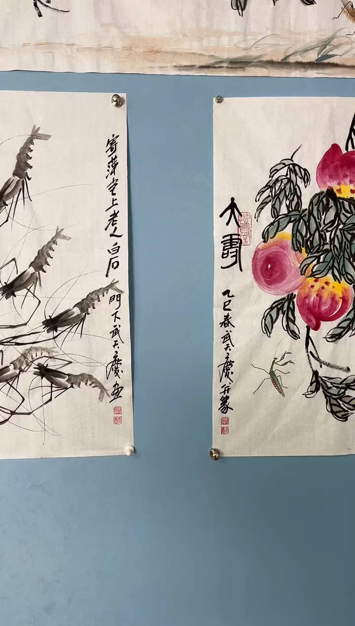 【闪购商品】国画武天庆四条屏