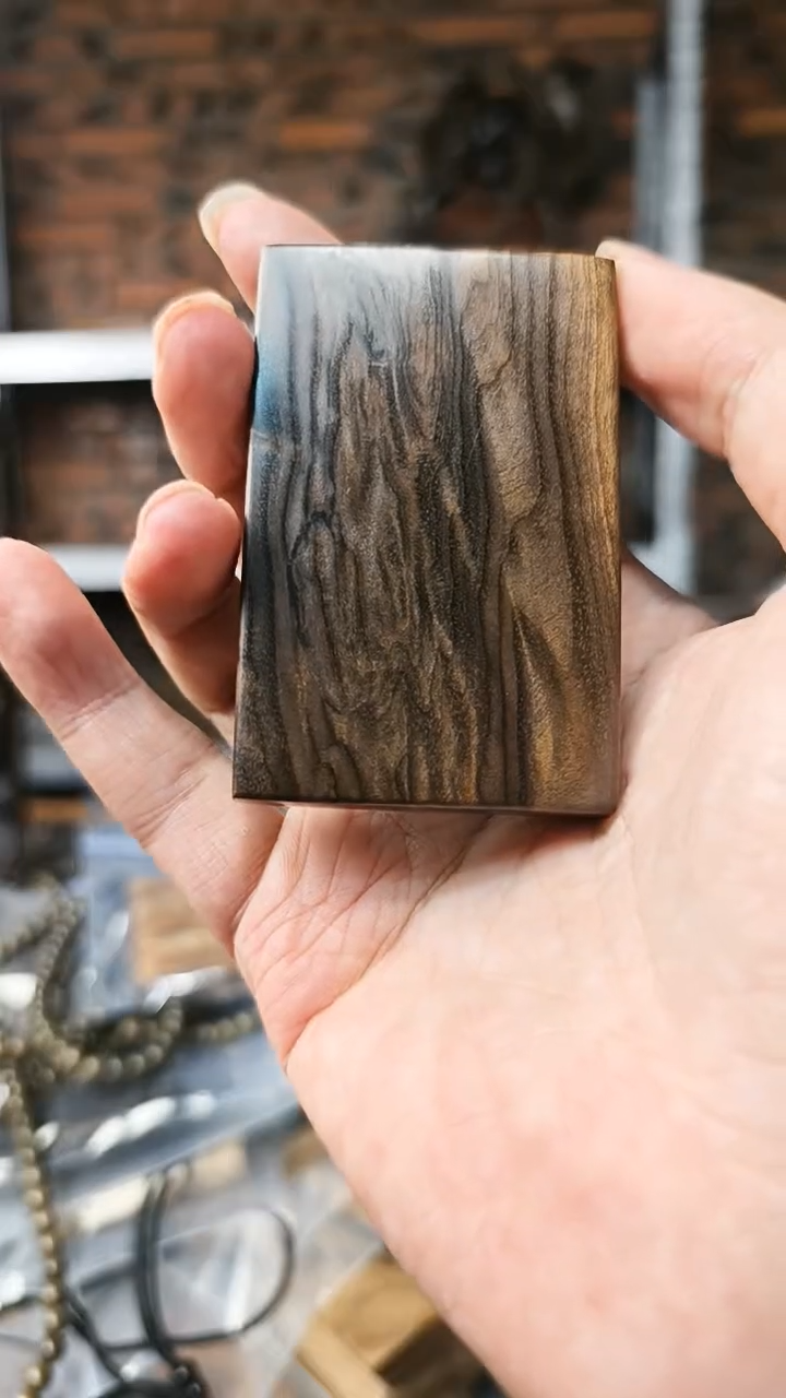 【闪购商品】楠木（金丝楠）把件无事牌