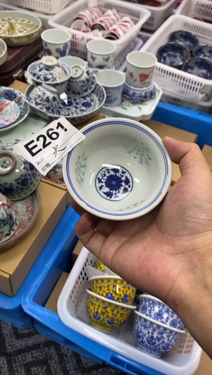 陶瓷景德陶瓷茶具容量约100