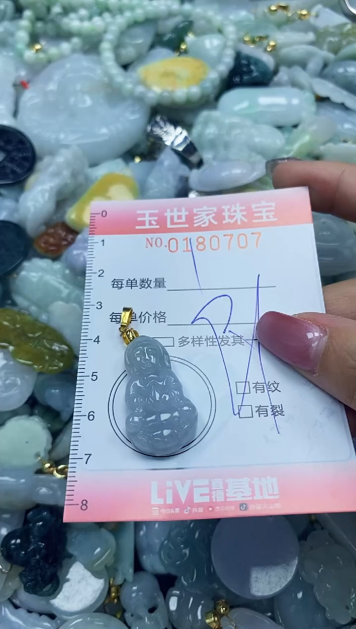 【闪购商品】翡翠颈饰未镶嵌闪购0180707