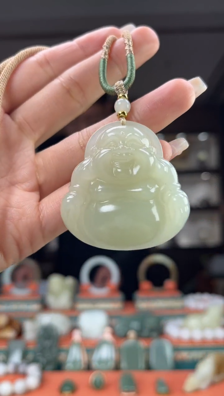 【闪购商品】和田玉颈饰未镶嵌佩佩45mm左右