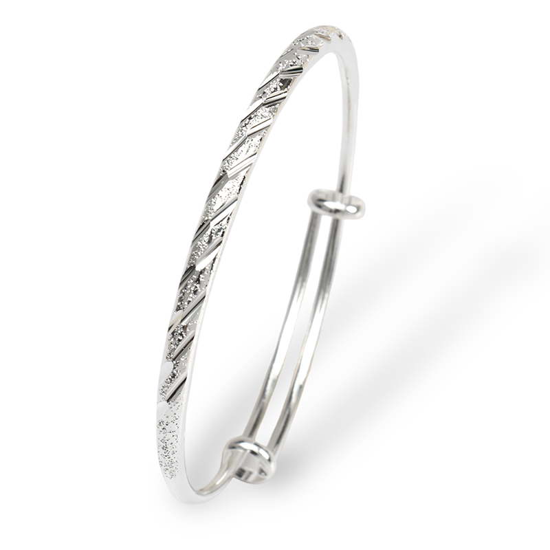 推拉流星雨手环 精品银手镯 SZ020