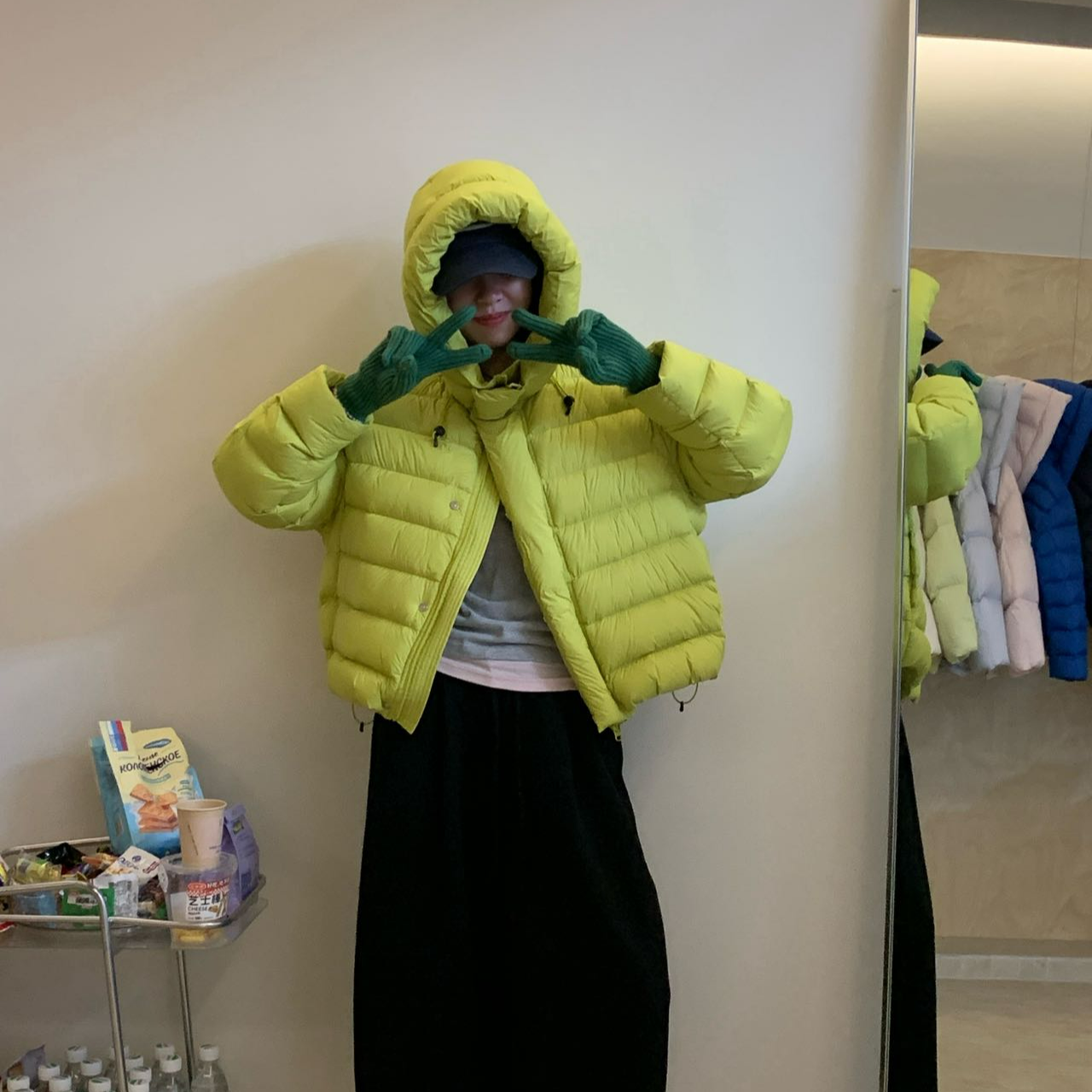 【排骨羽绒服】新款羽绒服连帽短款宽松休闲秋冬保暖外套Z019