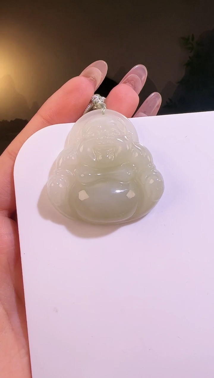 【闪购商品】和田玉颈饰未镶嵌佛公1342