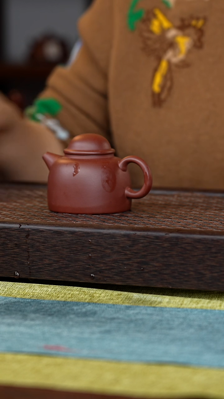 【闪购商品】紫砂茶壶渔翁紫泥150cc