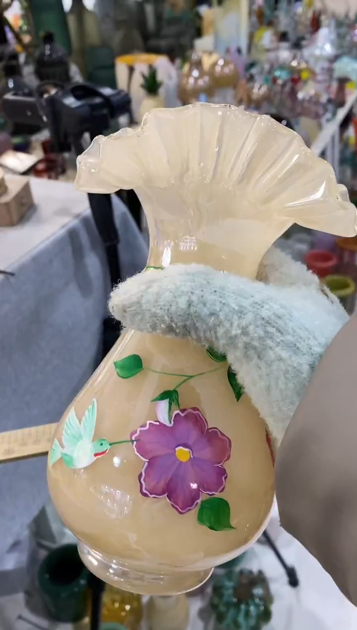 小*豆慕忆家手作琉璃花瓶瑕疵