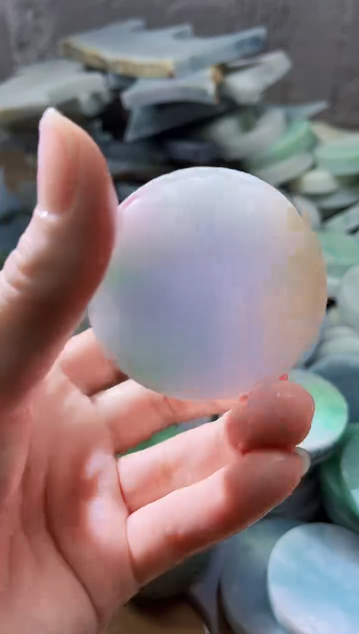 裸石翡翠天然翡翠A货古 南 453