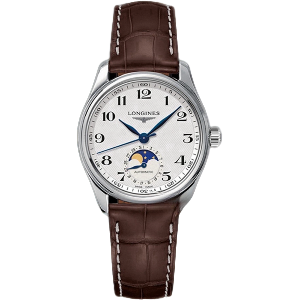 99新 Longines/浪琴 名匠女士自动机械腕表 34表径 L2.409.4.78.3
