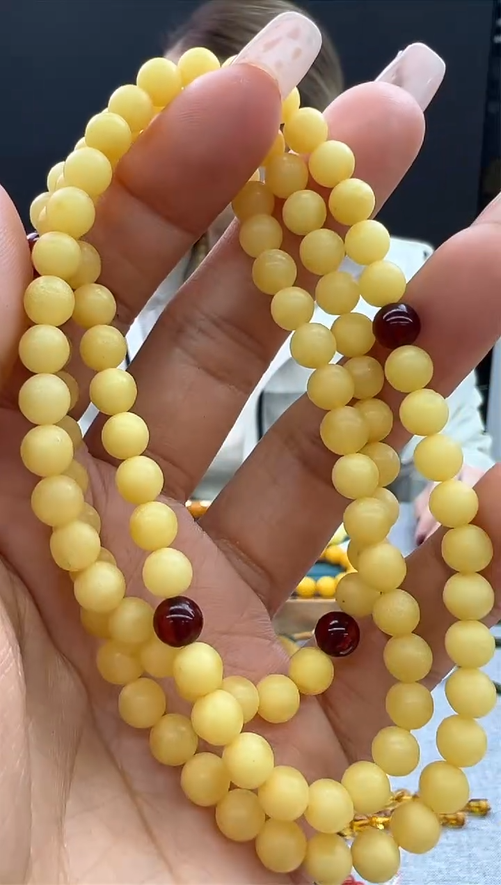 【闪购商品】琥珀颈饰未镶嵌3秒拍号