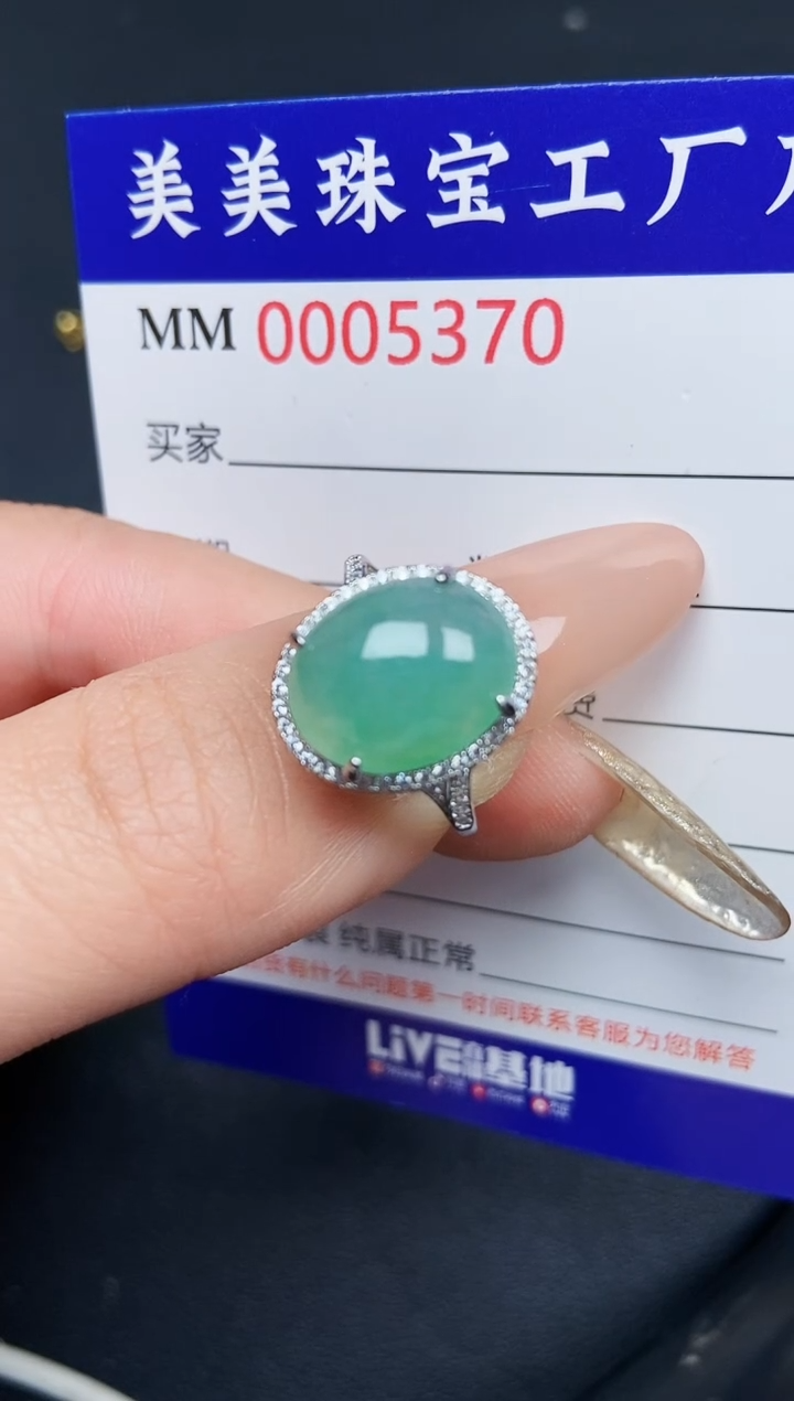 【闪购商品】翡翠颈饰银S925镶嵌5370