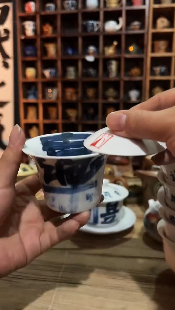 【闪购商品】观云听雨手绘茶具