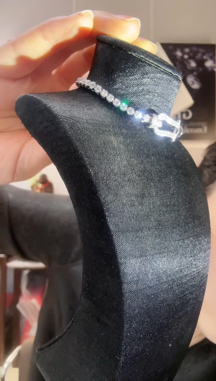 主播定制链接马蹄款手链