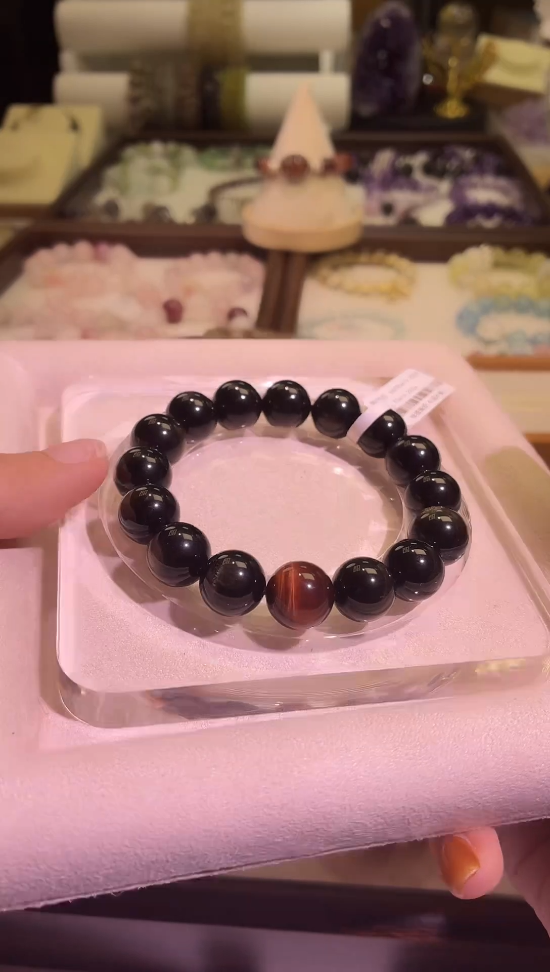 未镶嵌手串水晶10号闪购金曜石设计款