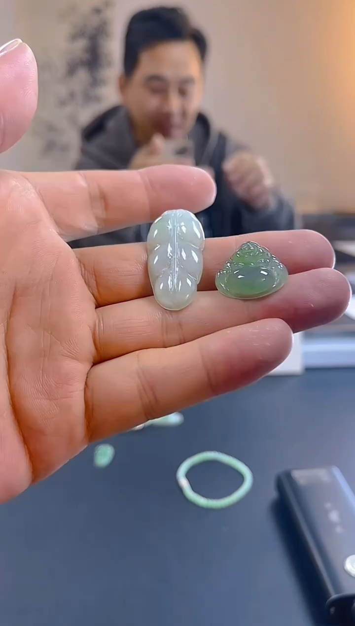 颈饰未镶嵌翡翠纯天然缅甸翡翠A货 33