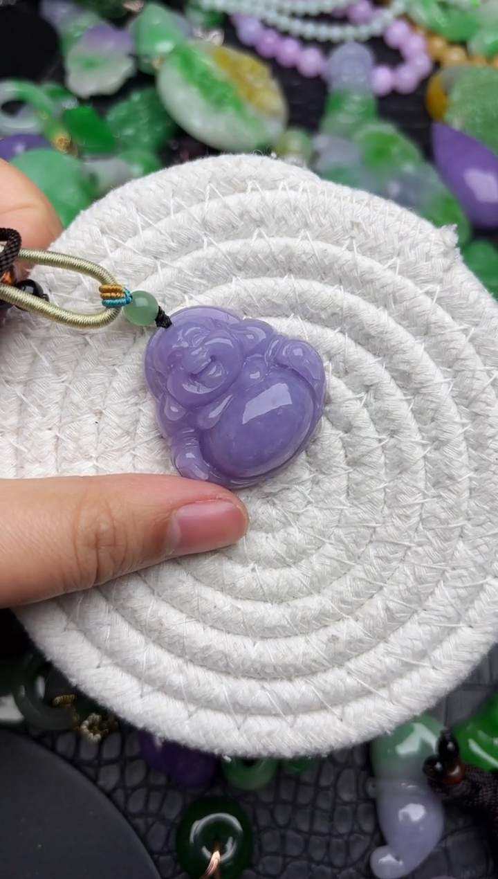 颈饰未镶嵌翡翠缅甸翡翠吊坠