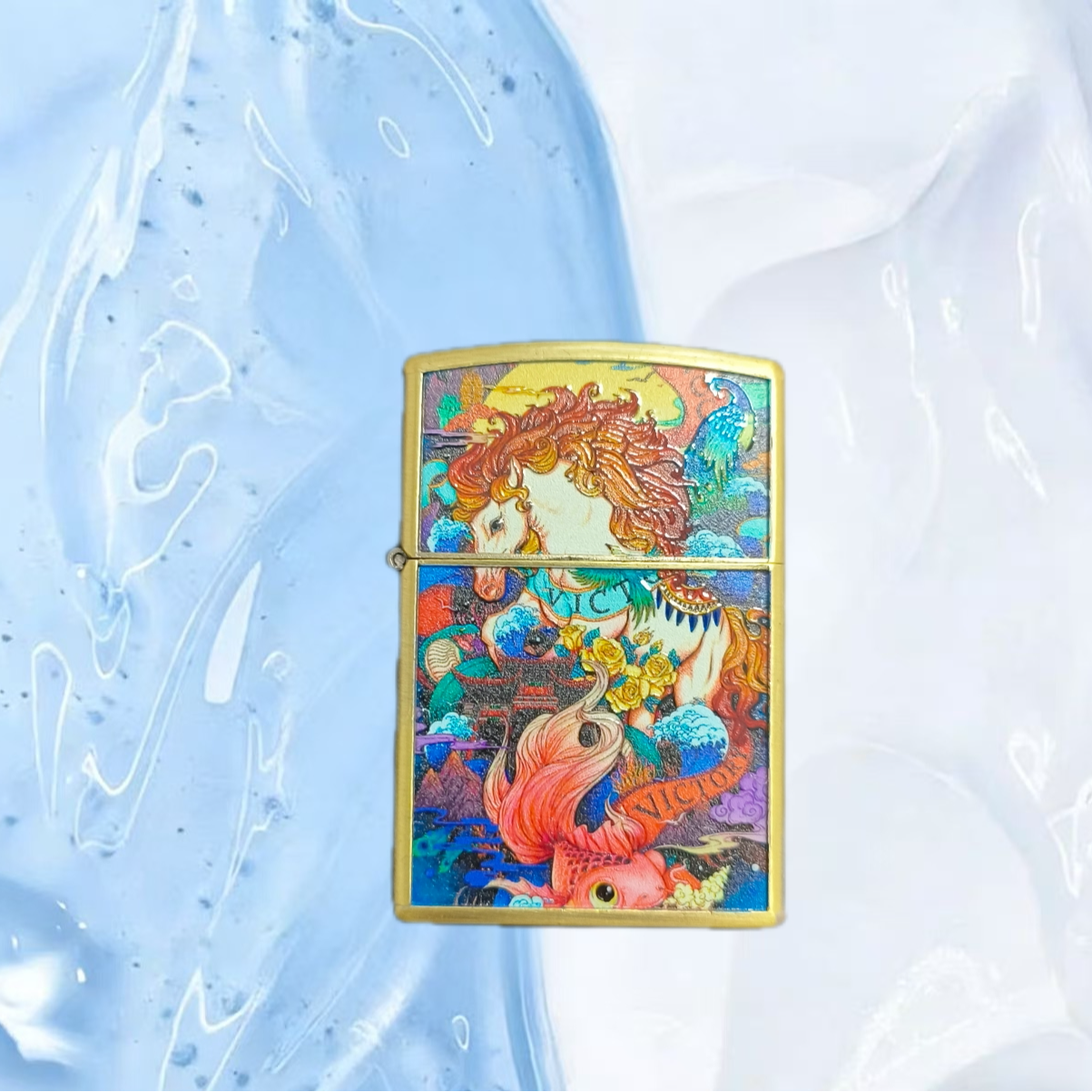 ZORRO佐罗骏马防风打火机男士送男友达人b17299无油