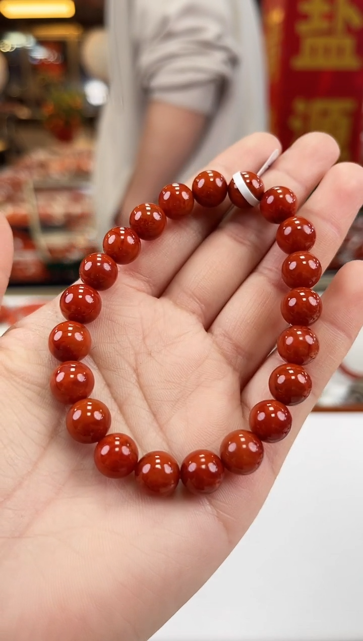 【闪购商品】南红玛瑙瓦西手串9+未镶嵌一个/条